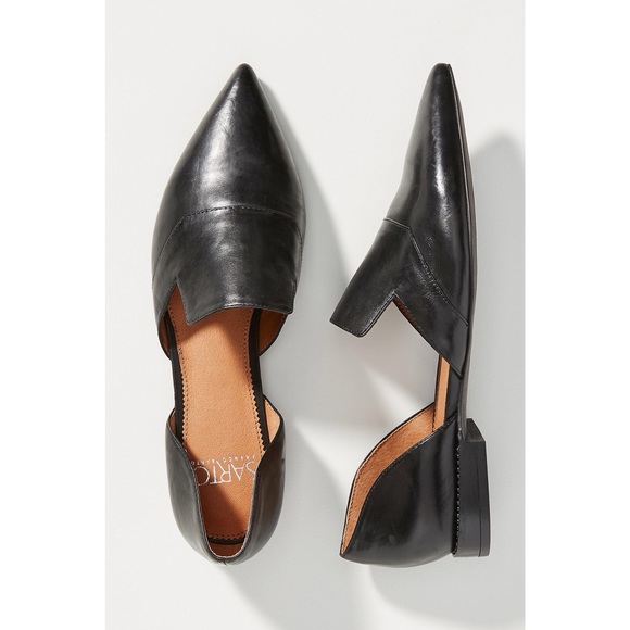 Franco Sarto Shoes - Franco Sarto Pointed-Toe Flats Black Rhinestones